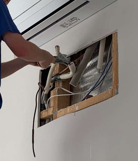 AC installation project