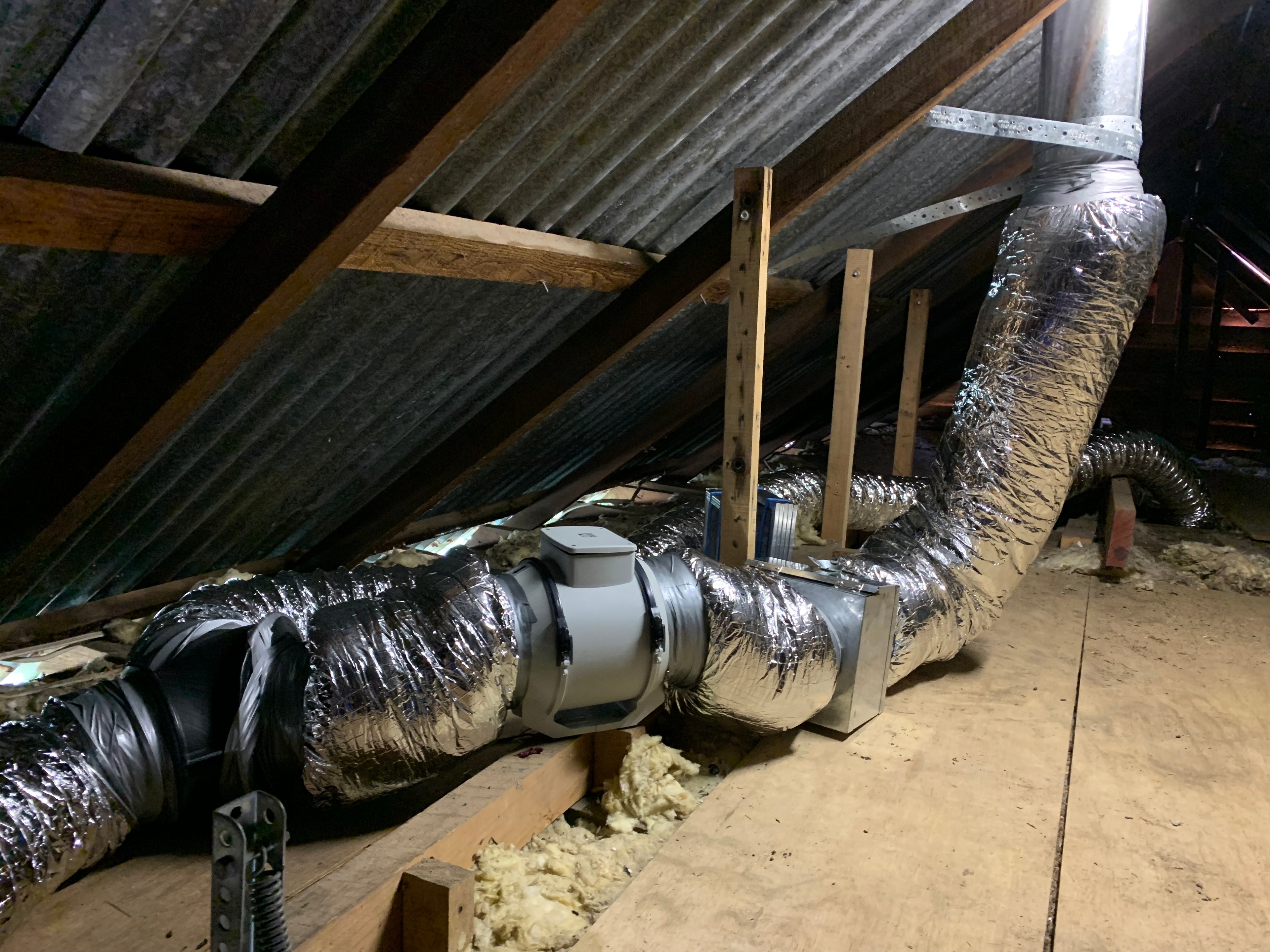 Commercial air conditioning office installation